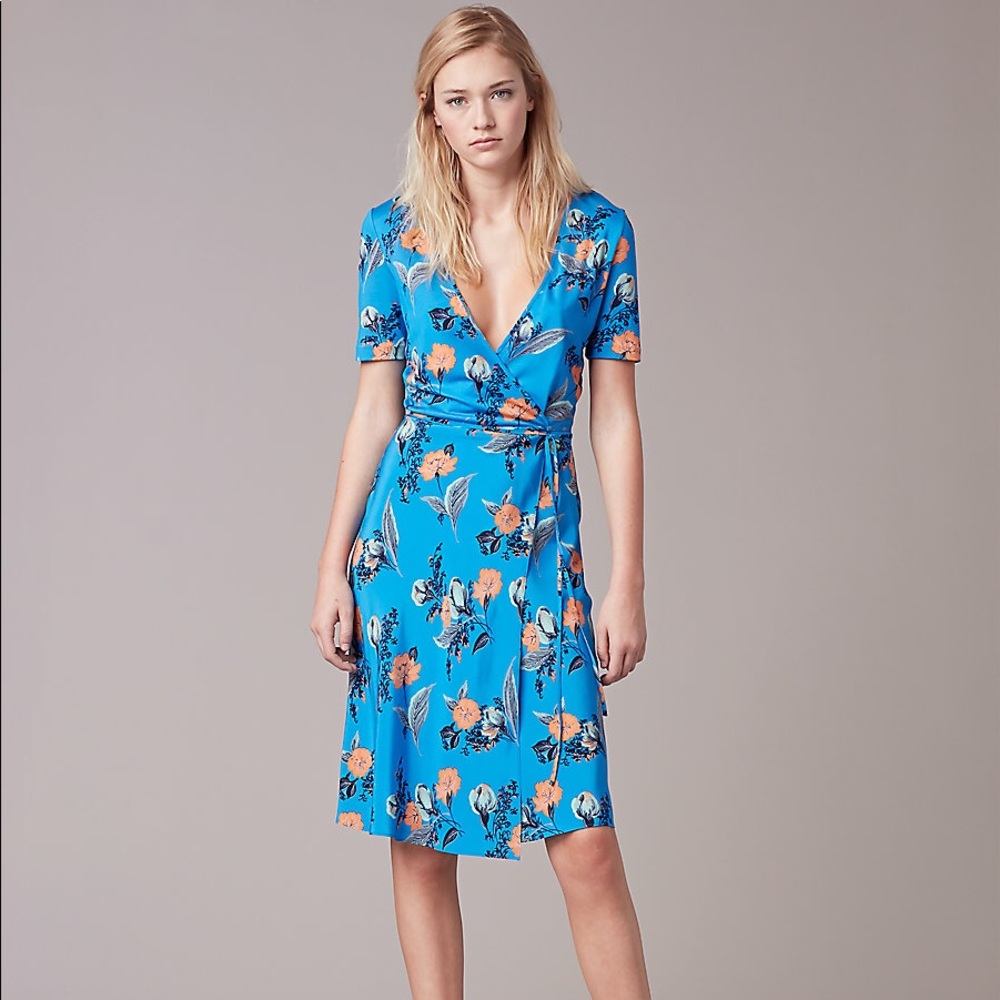 DVF Silese floral-print silk dress